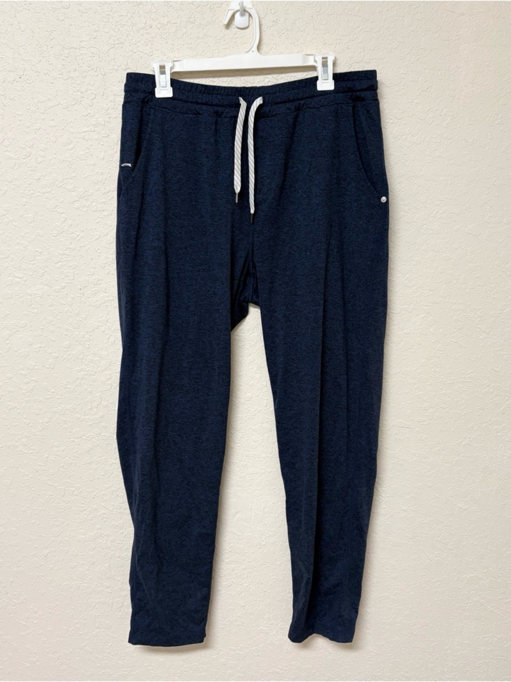 Vuori Ponto Performance Pant Mens Size XL Blue Heather Dreamknit Drawstring Soft